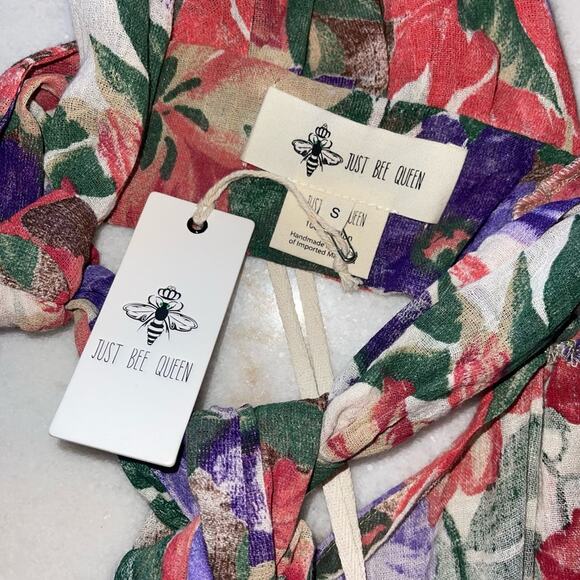 Just BEE Queen Sara Dress Floral C. Gauze - Picture 12 of 14